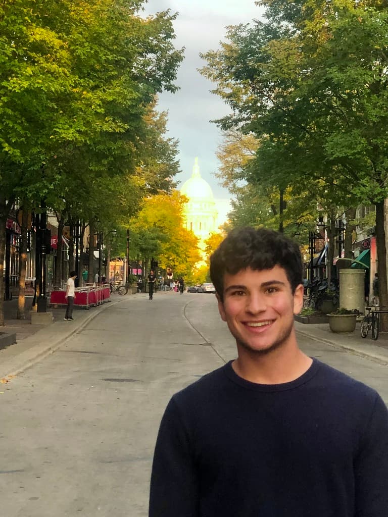 David Skadron on State Street in Madison